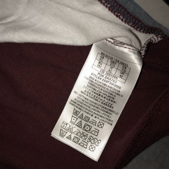 GUESS Men's XL Ombre Striped Crew Neck T-Shirt Multicolor Short Sleeve - Picture 4 of 4